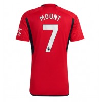Fotbalové Dres Manchester United Mason Mount #7 Domácí 2023-24 Krátký Rukáv